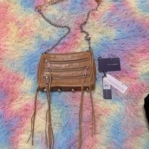 REBECCA MINKOFF  mini 5-zip con-veritable bag